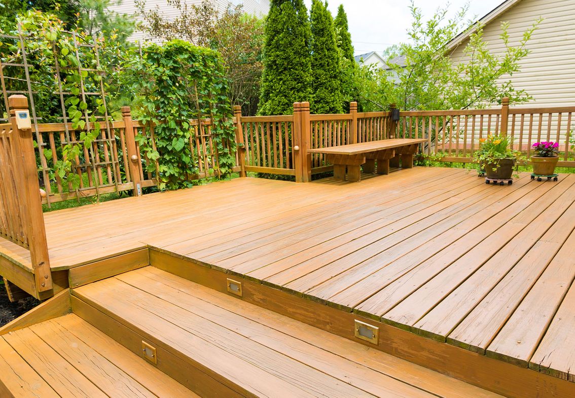 Garden decking